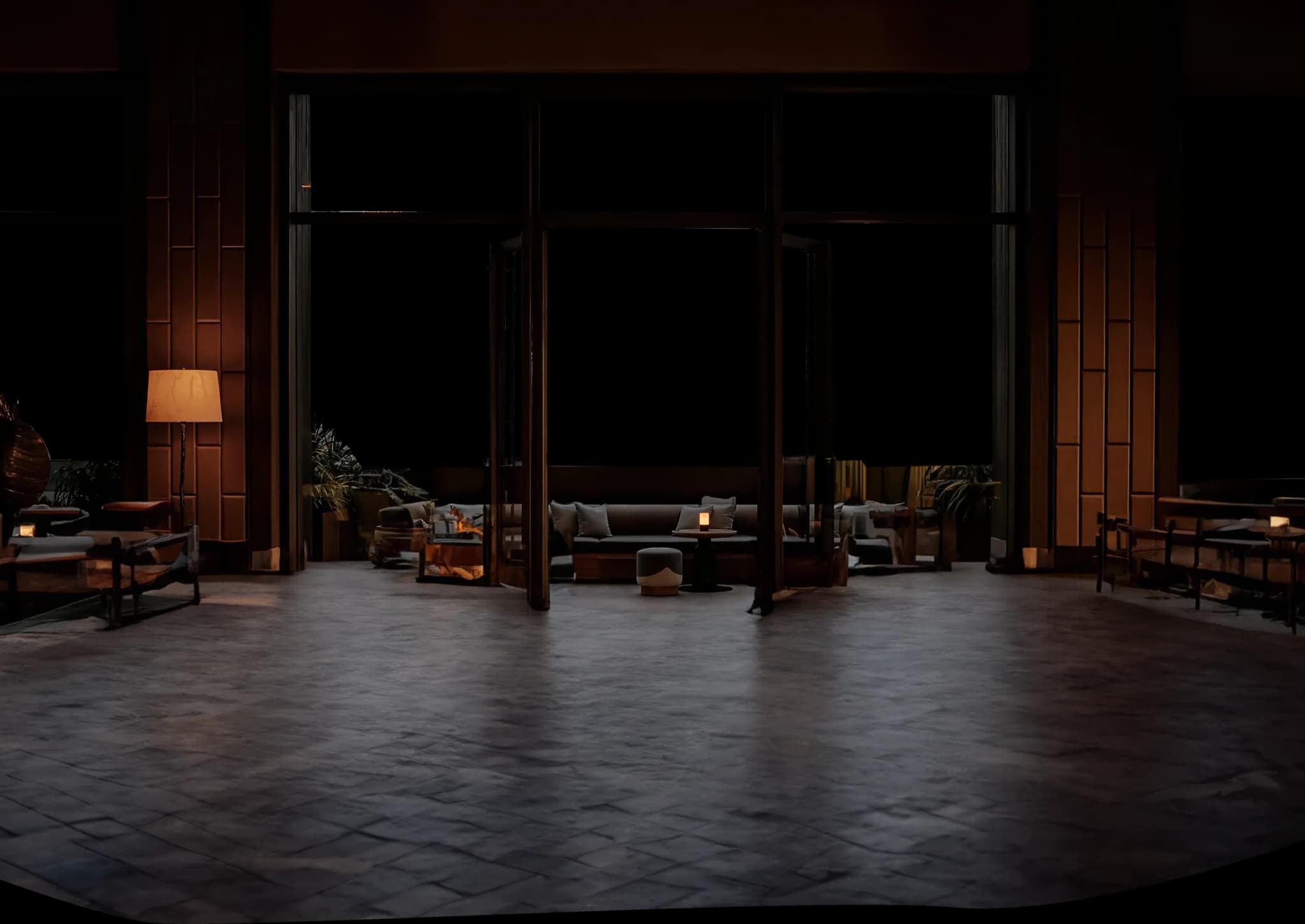 Luxury lounge interior